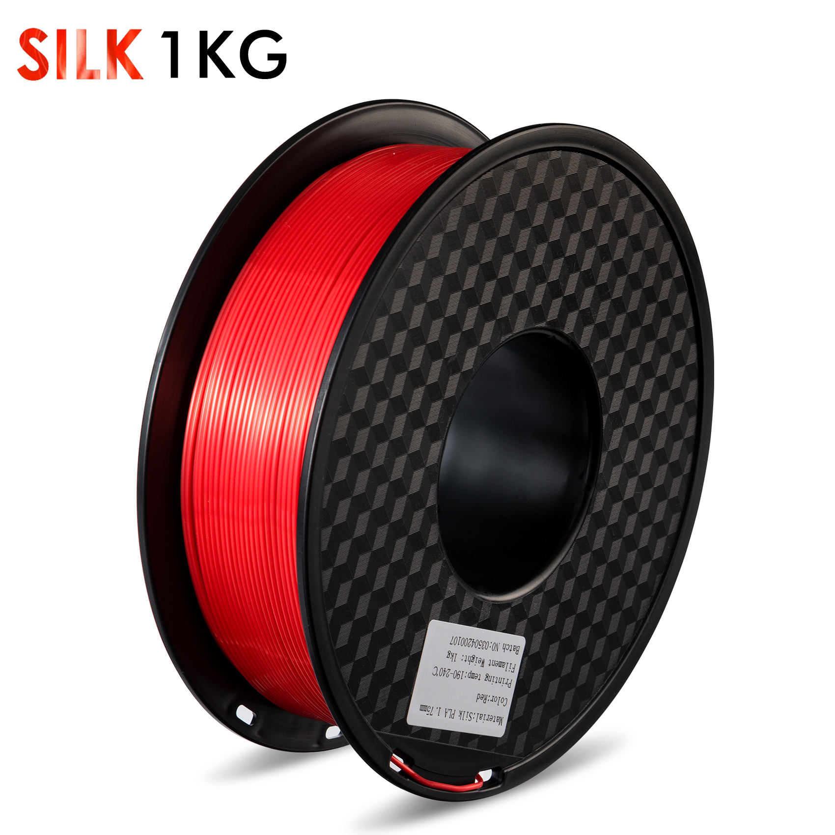 Filament d'impression 3D SILK PLA （Rouge） - Tianse