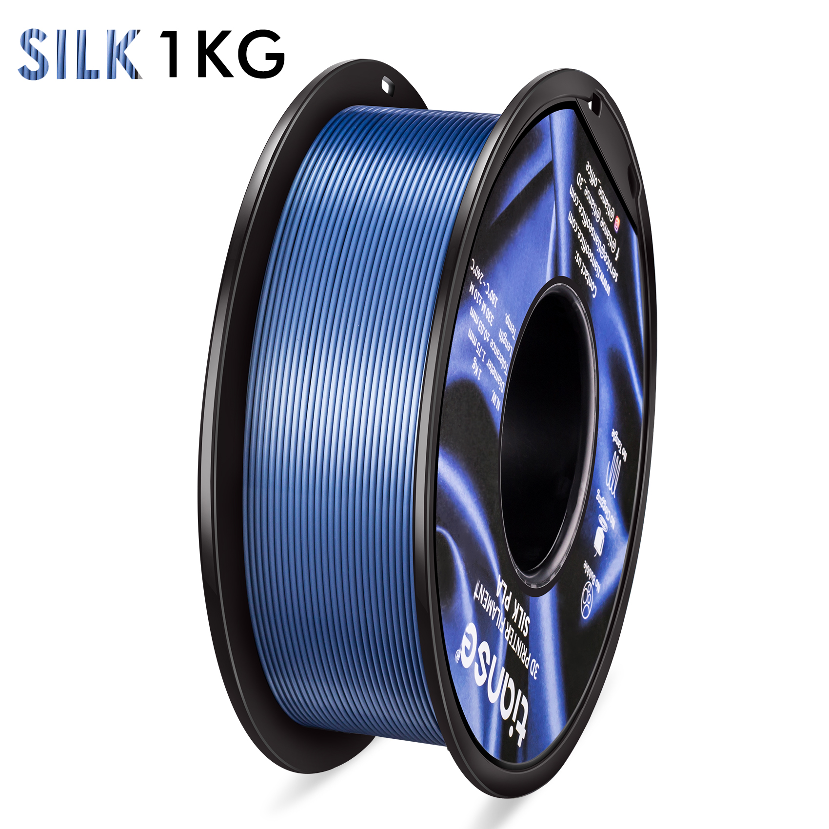 Filamento per stampa 3D SILK PLA （Sliver Blue） - Tianse