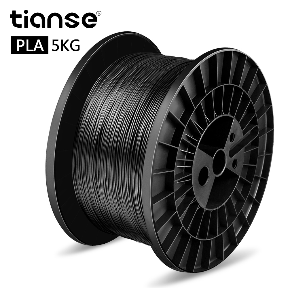 PLA Impression 3D Filament (Noir) 5 kg - Tianse