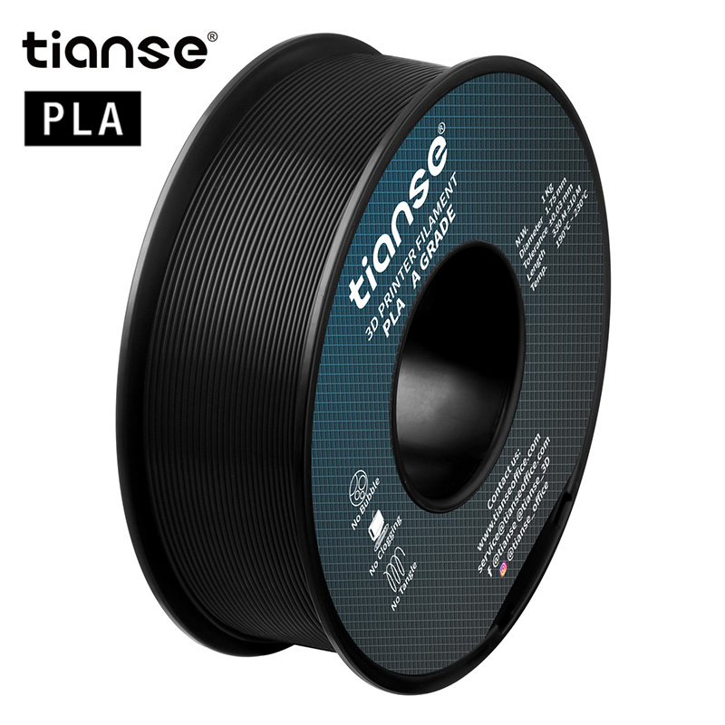 PLA Impression 3D Filament (Noir) - Tianse